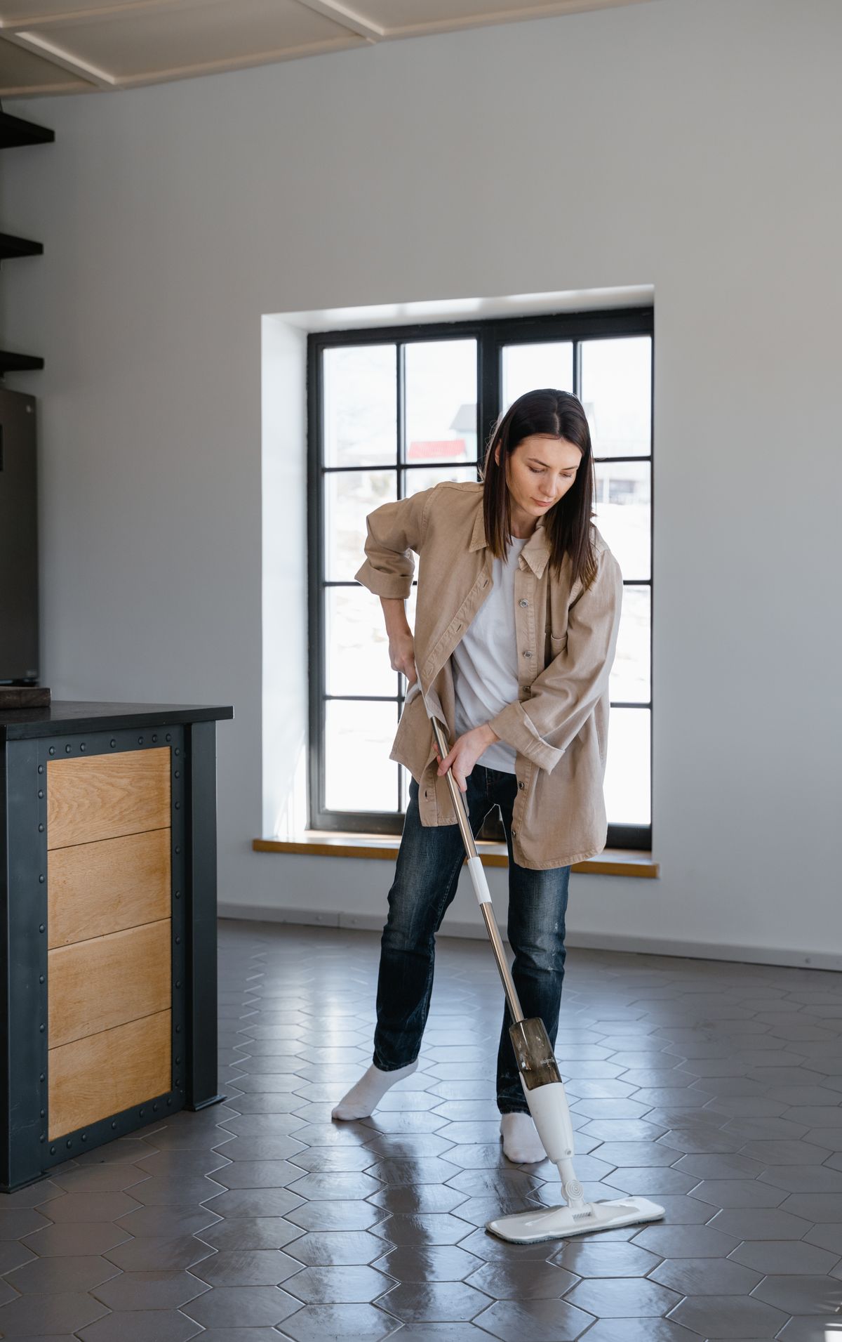Light housekeeping in a client's home