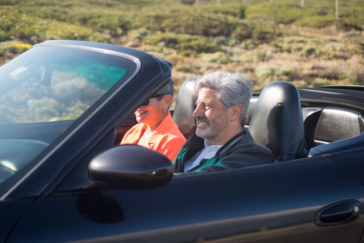 Caregiver providing transportation for a client